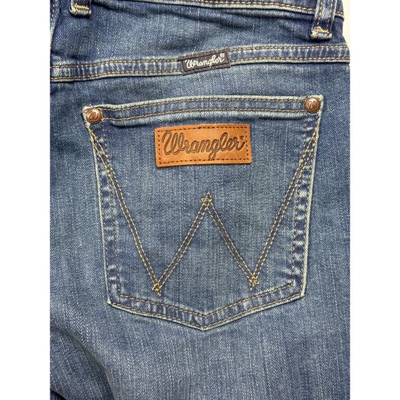 Wrangler Retro Women's Bootcut Blue Denim Jeans - Size 5x36 (27x35) - Picture 3 of 5